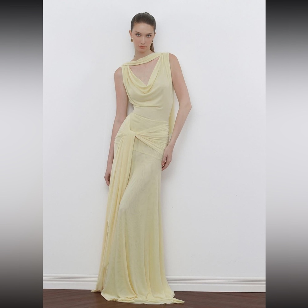 Handmade Flowy Wedding Guest Dress / Gown